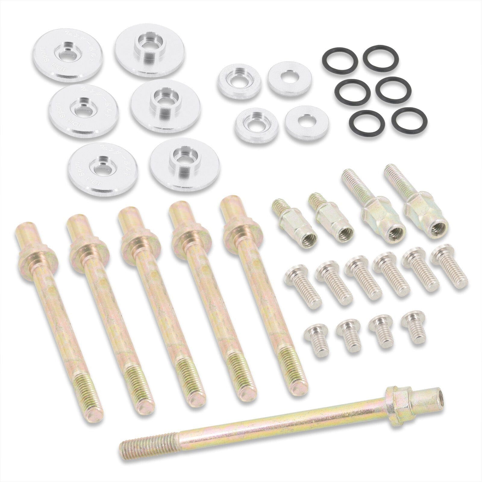 JDM Sport Acura Honda K-Series K20 K24 Low Profile Valve Cover Washers Bolt Kit Polished - Parts Agent