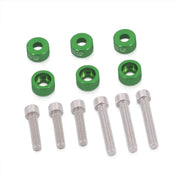 JDM Sport Acura Honda VTEC Solenoid Cap Cup Washers Bolt Kit Green - Parts Agent