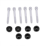 JDM Sport Acura Integra 1990-2001 / Honda Civic 1988-2000 / CRX 1988-1991 / Del Sol 1993-1997 Rear Lower Control Arms Dress Up Washers Bolt Kit Black - Parts Agent