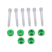 JDM Sport Acura Integra 1990-2001 / Honda Civic 1988-2000 / CRX 1988-1991 / Del Sol 1993-1997 Rear Lower Control Arms Dress Up Washers Bolt Kit Green - Parts Agent