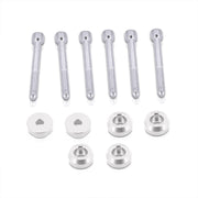 JDM Sport Acura Integra 1990-2001 / Honda Civic 1988-2000 / CRX 1988-1991 / Del Sol 1993-1997 Rear Lower Control Arms Dress Up Washers Bolt Kit Polished - Parts Agent