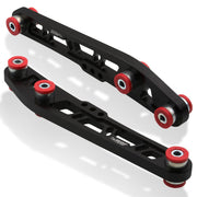 JDM Sport Acura Integra 1994-2001 / Honda Civic 1988-1995 / CRX 1988-1991 / Del Sol 1993-1997 Rear Lower Control Arms Black with Red Bushings - Parts Agent