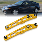 JDM Sport Acura Integra 1994-2001 / Honda Civic 1988-1995 / CRX 1988-1991 / Del Sol 1993-1997 Rear Lower Control Arms Gold with Black Bushings - Parts Agent