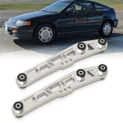 JDM Sport Acura Integra 1994-2001 / Honda Civic 1988-1995 / CRX 1988-1991 / Del Sol 1993-1997 Rear Lower Control Arms Polished with Black Bushings - Parts Agent