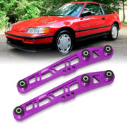 JDM Sport Acura Integra 1994-2001 / Honda Civic 1988-1995 / CRX 1988-1991 / Del Sol 1993-1997 Rear Lower Control Arms Purple with Black Bushings - Parts Agent