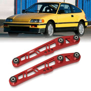 JDM Sport Acura Integra 1994-2001 / Honda Civic 1988-1995 / CRX 1988-1991 / Del Sol 1993-1997 Rear Lower Control Arms Red with Black Bushings - Parts Agent