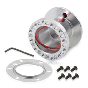 JDM Sport Acura Integra 1994-2001 / Honda Civic 1992-1995 Aluminum Steering Wheel Adapter Hub Polished - Parts Agent