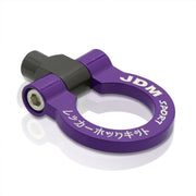JDM Sport Heavy Duty Mild Steel Purple Front Rear Tow Hook Ring (M12 x 1.75 Thread) - Parts Agent