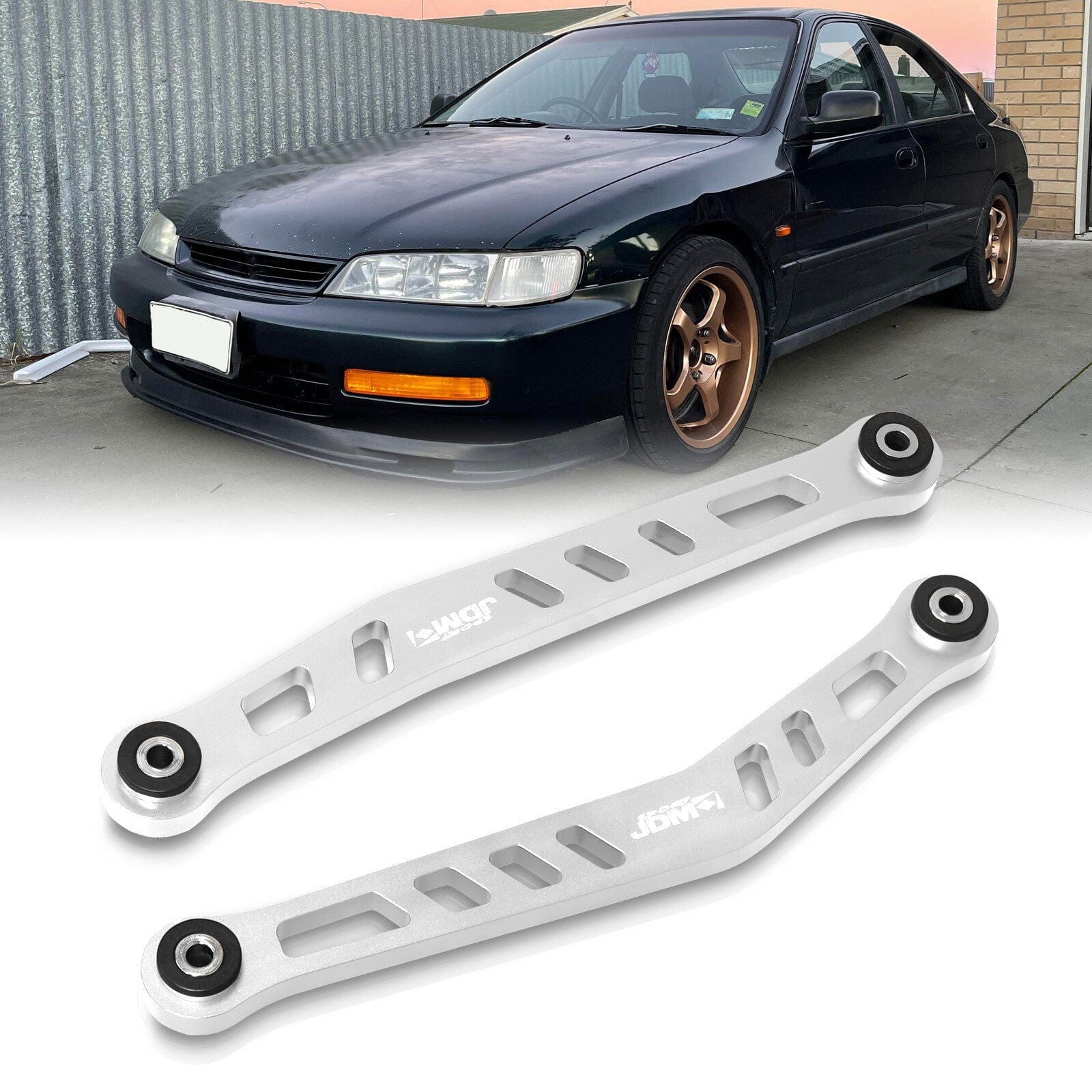 JDM Sport Honda Accord 1994-1997 Rear Lower Control Arms Silver - Parts Agent