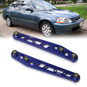 JDM Sport Honda Civic 1996-2000 Rear Lower Control Arms Blue with Black Bushings - Parts Agent