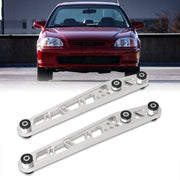 JDM Sport Honda Civic 1996-2000 Rear Lower Control Arms Polished with Red Bushings - Parts Agent
