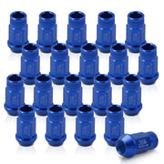 JDM Sport M12 X 1.25 Aluminum Open Lug Nuts Blue (20 Piece) - Parts Agent