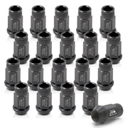 JDM Sport M12 X 1.25 Aluminum Open Lug Nuts Gun Metal (20 Piece) - Parts Agent