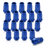 JDM Sport M12 X 1.5 Aluminum Open Lug Nuts Blue (20 Piece) - Parts Agent