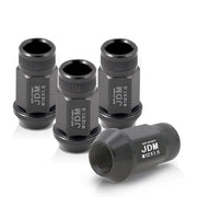 JDM Sport M12 X 1.5 Aluminum Open Lug Nuts Gun Metal (4 Piece) - Parts Agent
