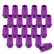 JDM Sport M12 X 1.5 Aluminum Open Lug Nuts Purple (20 Piece) - Parts Agent