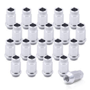 JDM Sport M12 X 1.5 Aluminum Open Lug Nuts Silver (20 Piece) - Parts Agent