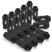 JDM Sport Universal 12 x 1.25 Lug Nuts Black (20 Pieces) - Parts Agent