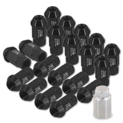 JDM Sport Universal 12 x 1.25 Lug Nuts Black (20 Pieces) - Parts Agent