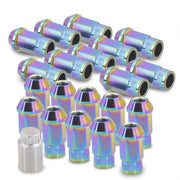 JDM Sport Universal 12 x 1.25 Lug Nuts Neo Chrome (20 Pieces) - Parts Agent