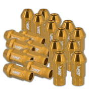 JDM Sport Universal 12 x 1.50 Lug Nuts Gold (20 Pieces) - Parts Agent