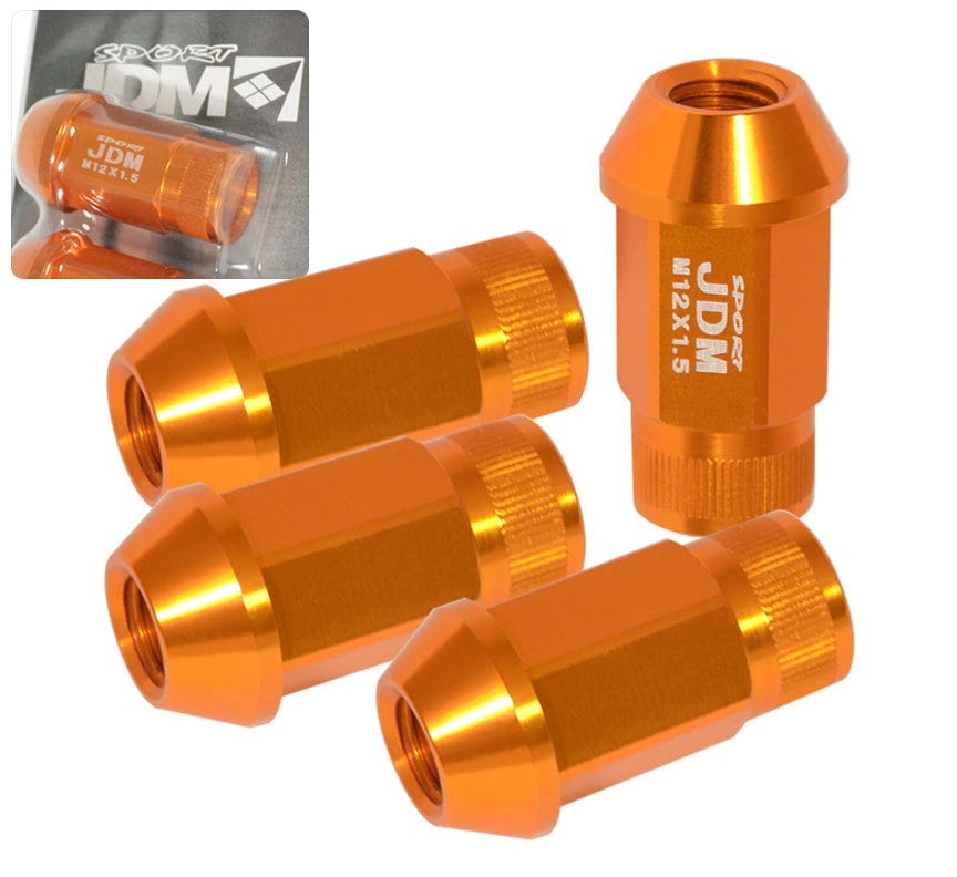 JDM Sport Universal 12 x 1.50 Lug Nuts Gold (4 Pieces) - Parts Agent
