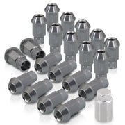JDM Sport Universal 12 x 1.50 Lug Nuts Gunmetal (20 Pieces) - Parts Agent