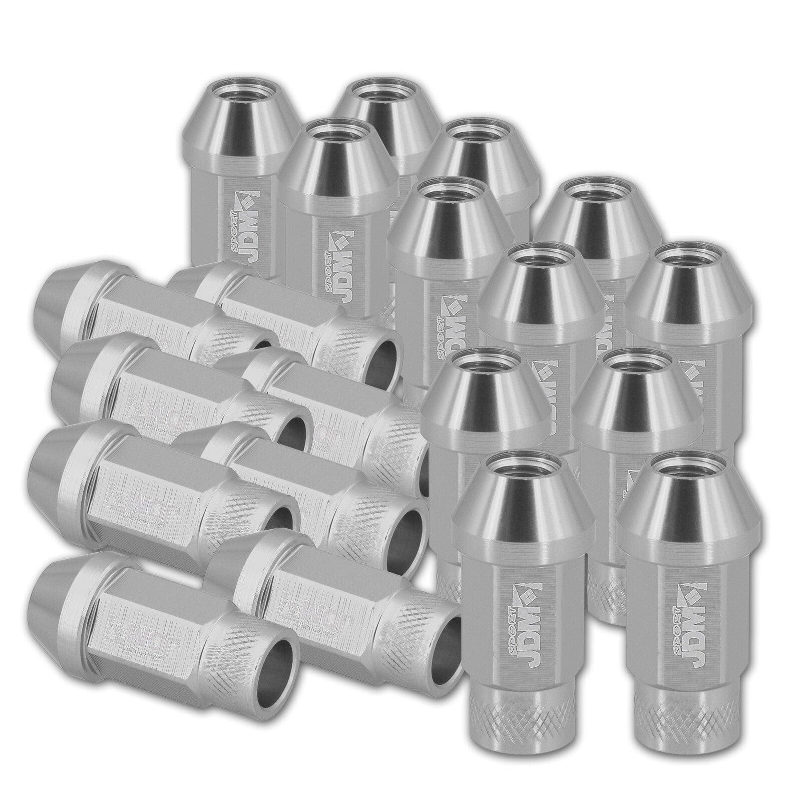 JDM Sport Universal 12 x 1.50 Lug Nuts Polished (20 Pieces) - Parts Agent