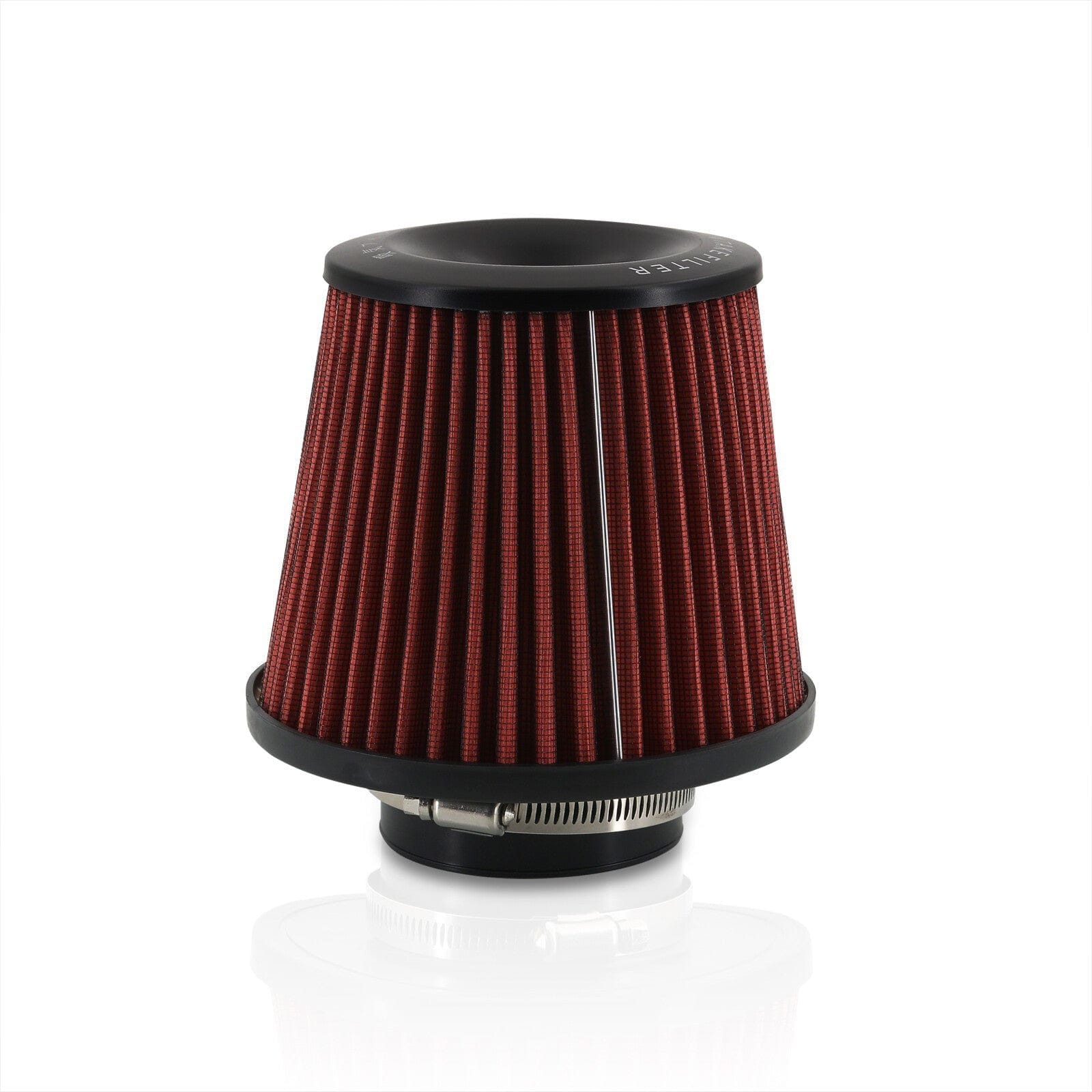 JDM Sport Universal 3" Air Filter Red - Parts Agent