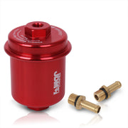 JDM Sport Universal Fuel Filter Red - Parts Agent