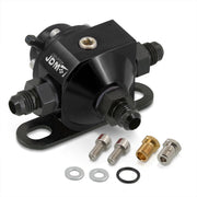 JDM Sport Universal Fuel Pressure Regulator Black - Parts Agent