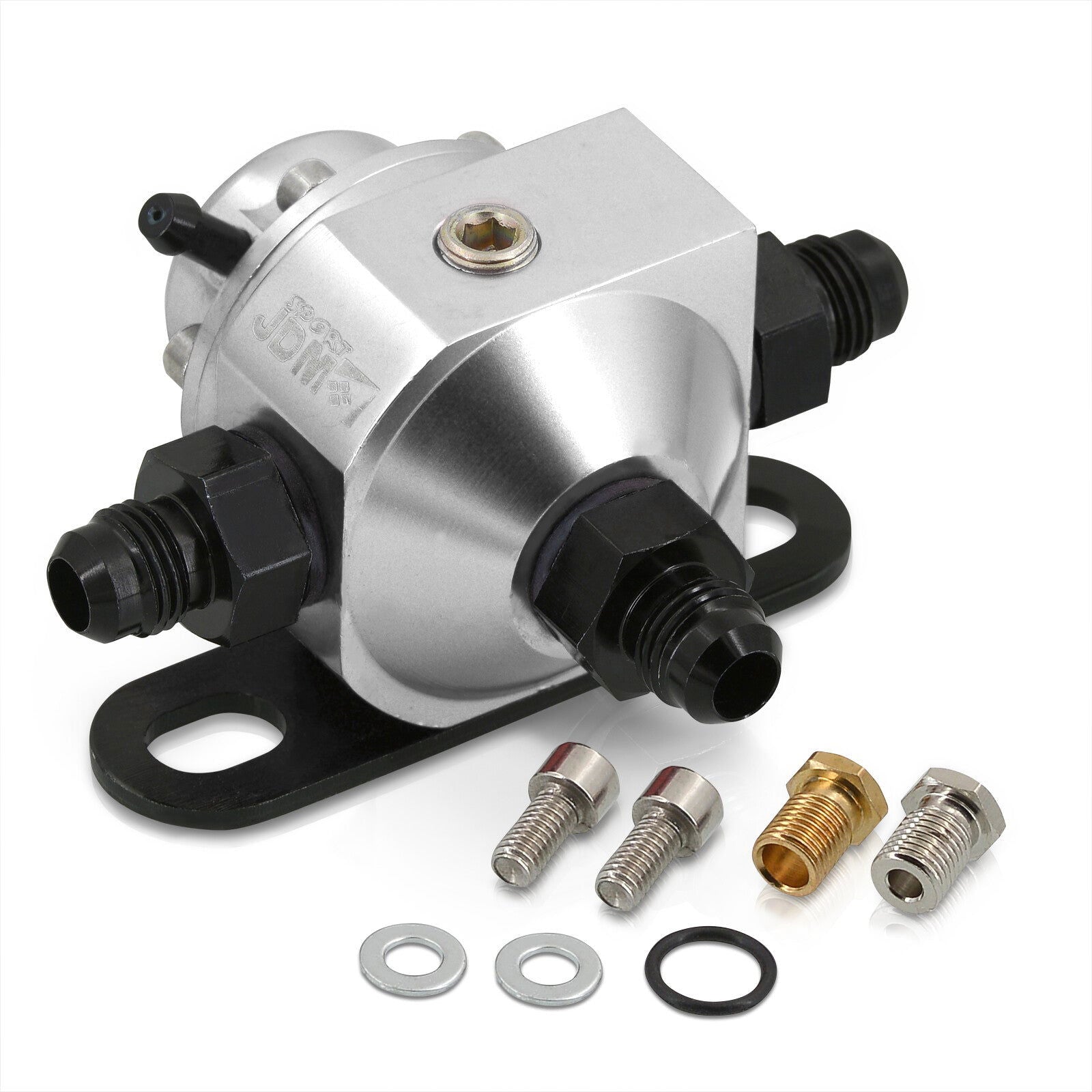 JDM Sport Universal Fuel Pressure Regulator Polished - Parts Agent