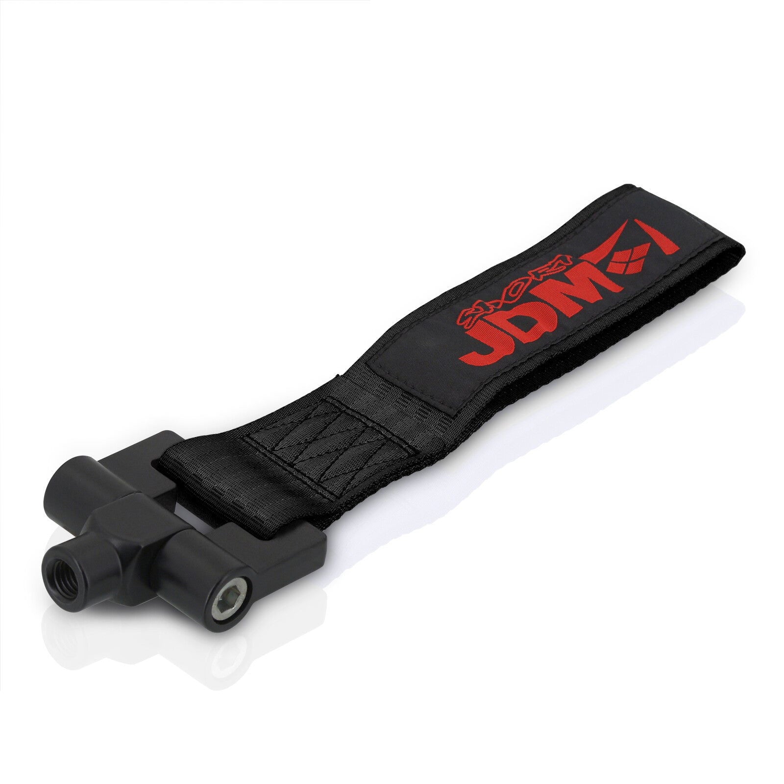 JDM Sport Universal M12 Tow Hook Strap Black - Parts Agent