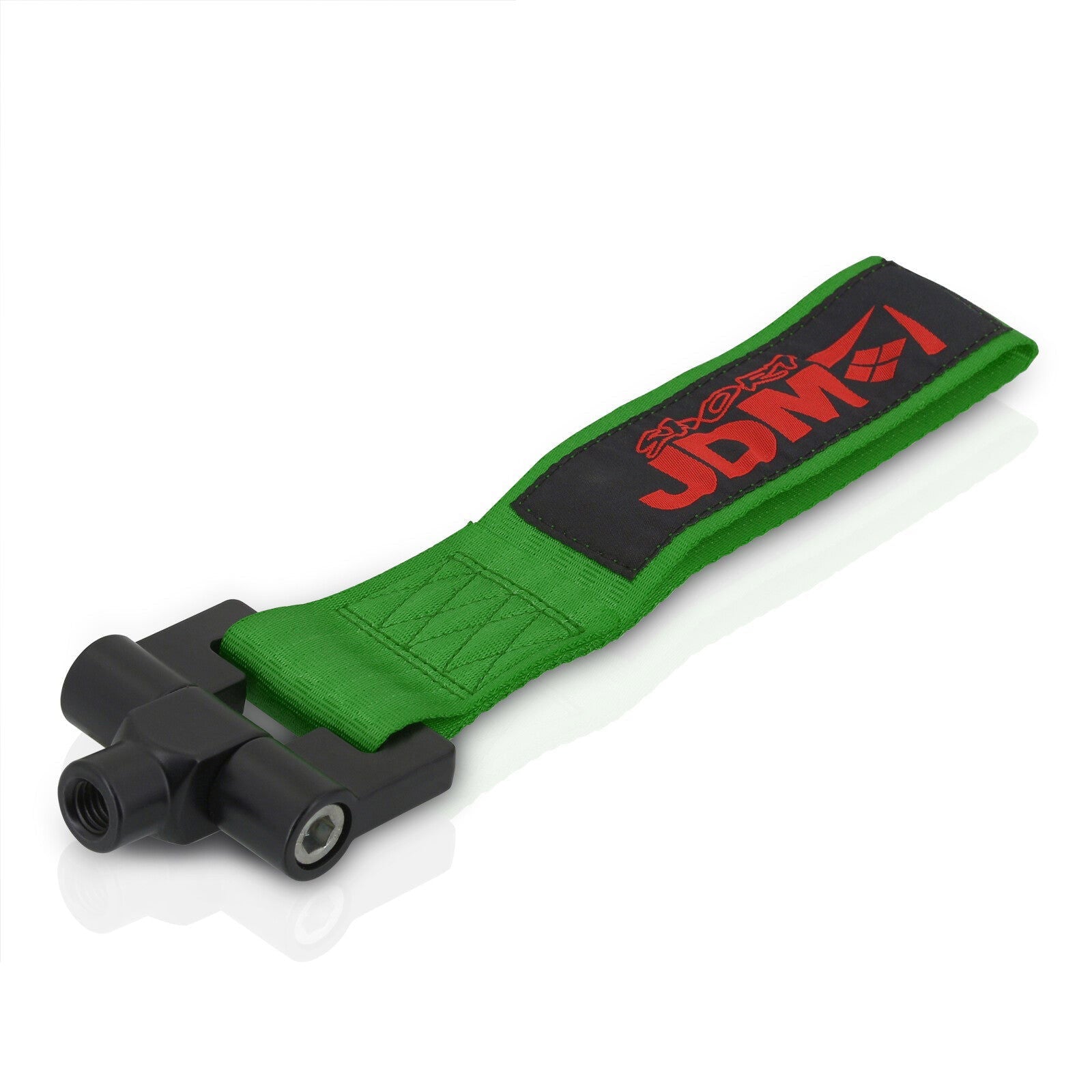 JDM Sport Universal M12 Tow Hook Strap Green - Parts Agent
