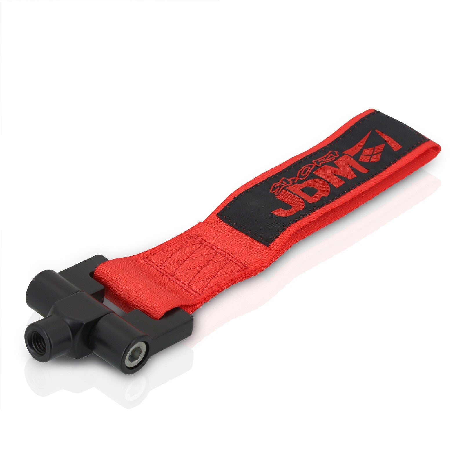 JDM Sport Universal M12 Tow Hook Strap Red - Parts Agent