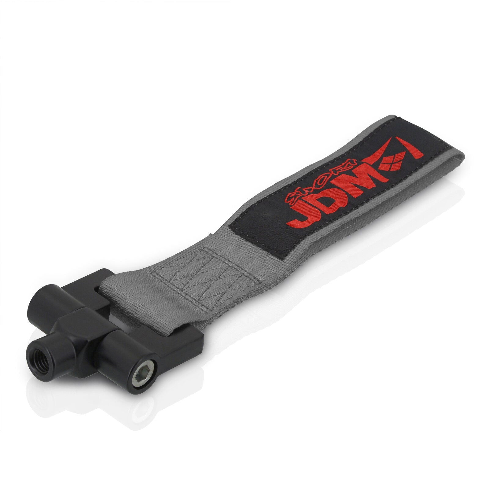 JDM Sport Universal M12 Tow Hook Strap Silver - Parts Agent