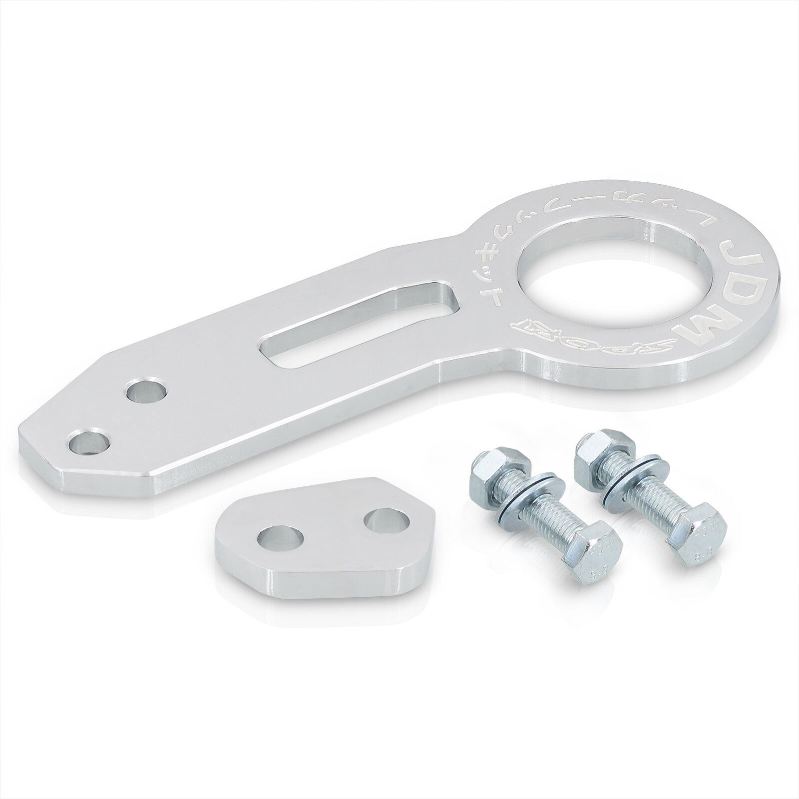 JDM Sport Universal Rear Tow Hook Kit Gen 1 Chorme - Parts Agent