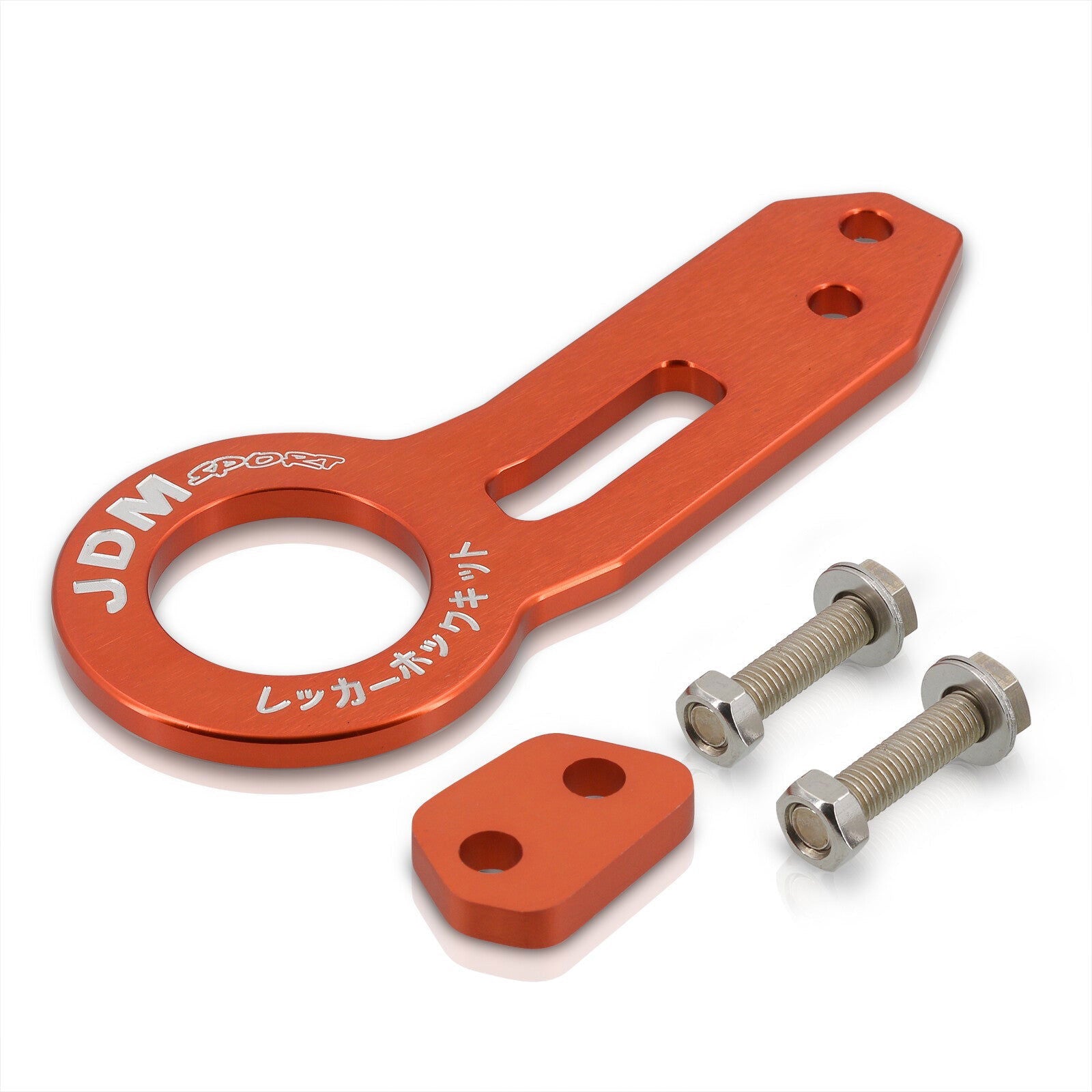 JDM Sport Universal Rear Tow Hook Kit Gen 1 Orange - Parts Agent
