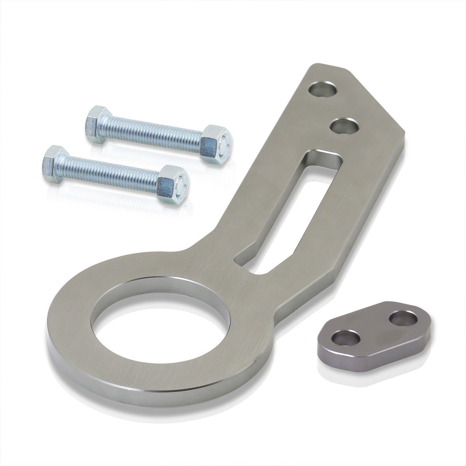 JDM Sport Universal Rear Tow Hook Kit Gun Metal - Parts Agent