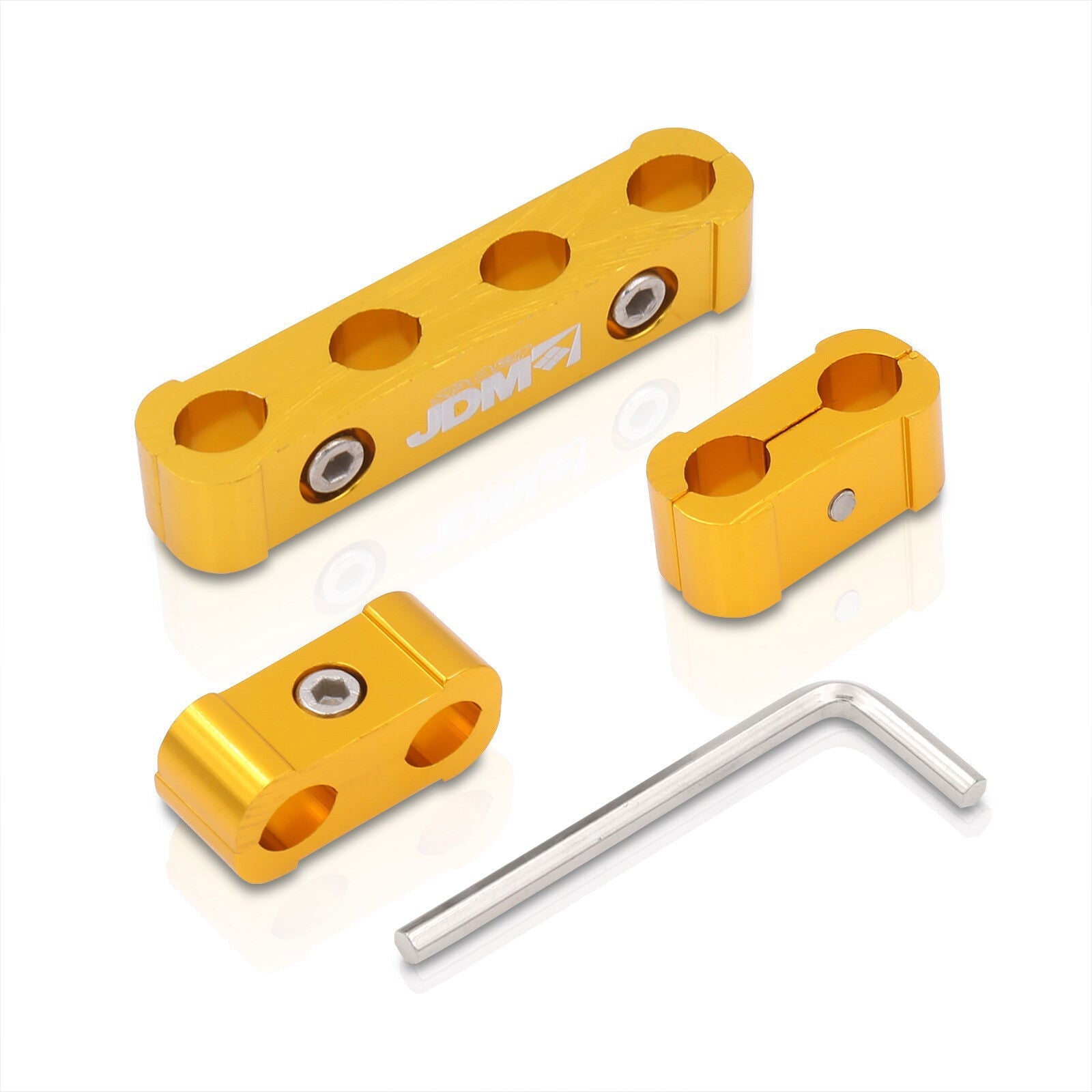 JDM Sport Unversal Spark Plug Wire Spacer Gold - Parts Agent