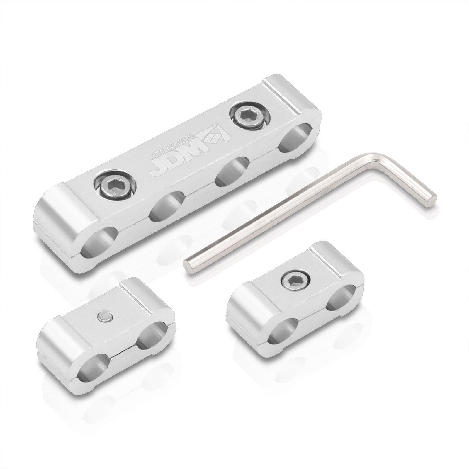 JDM Sport Unversal Spark Plug Wire Spacer Polished - Parts Agent