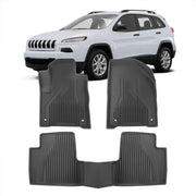 Jeep Cherokee 2016-2021 All Weather Guard 3D Floor Mat Liner - Parts Agent