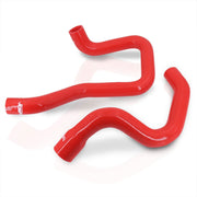 Jeep Cherokee XJ 4.0L 1984-2005 Silicone Radiator Hoses Red - Parts Agent