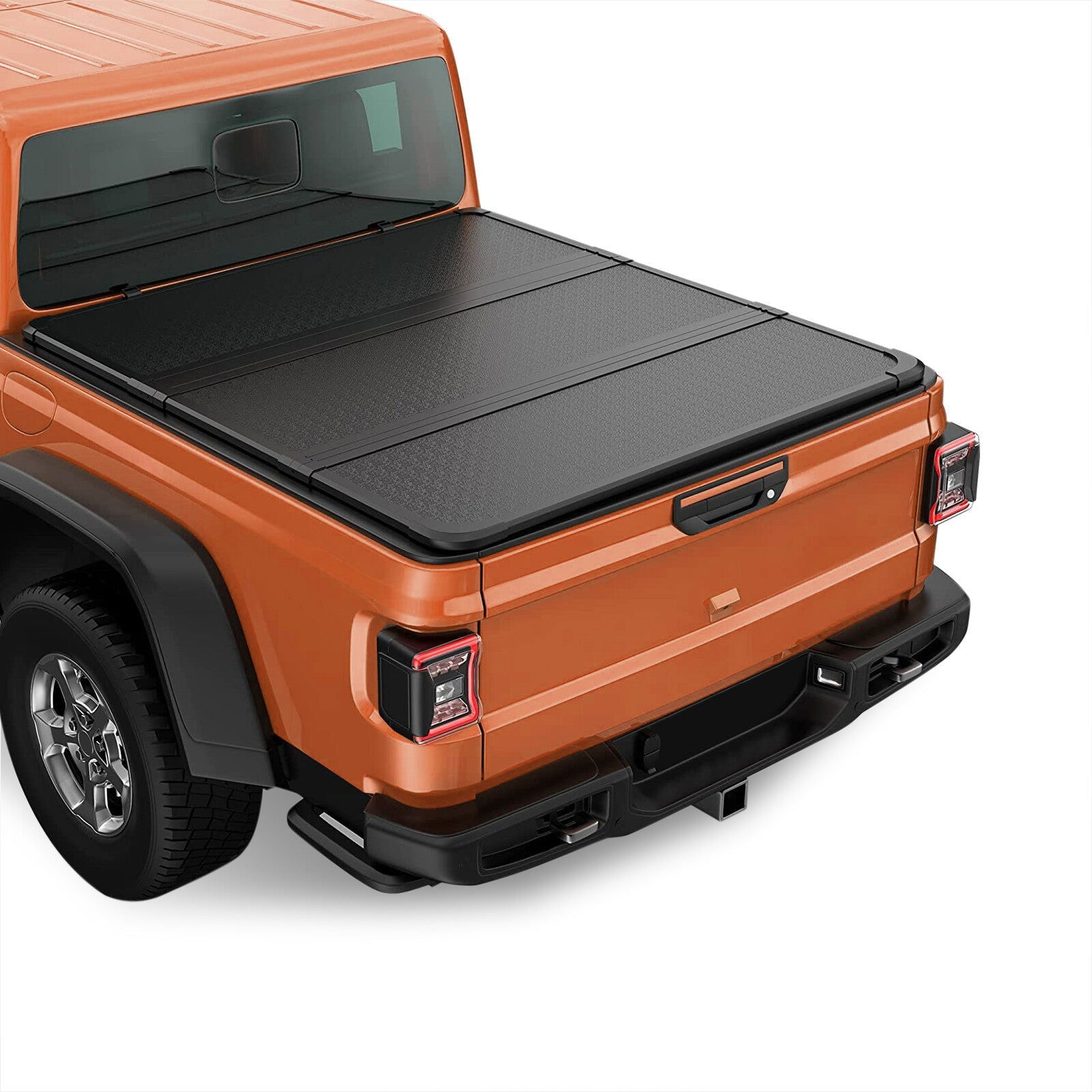 Jeep Gladiator JT 5FT Pickup Truck 2020-2022 Hard Tri Fold Truck Tonneau Bed Cover - Parts Agent