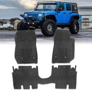 Jeep Wrangler JK 4-Door 2014-2018 All Weather Guard 3D Floor Mat Liner - Parts Agent