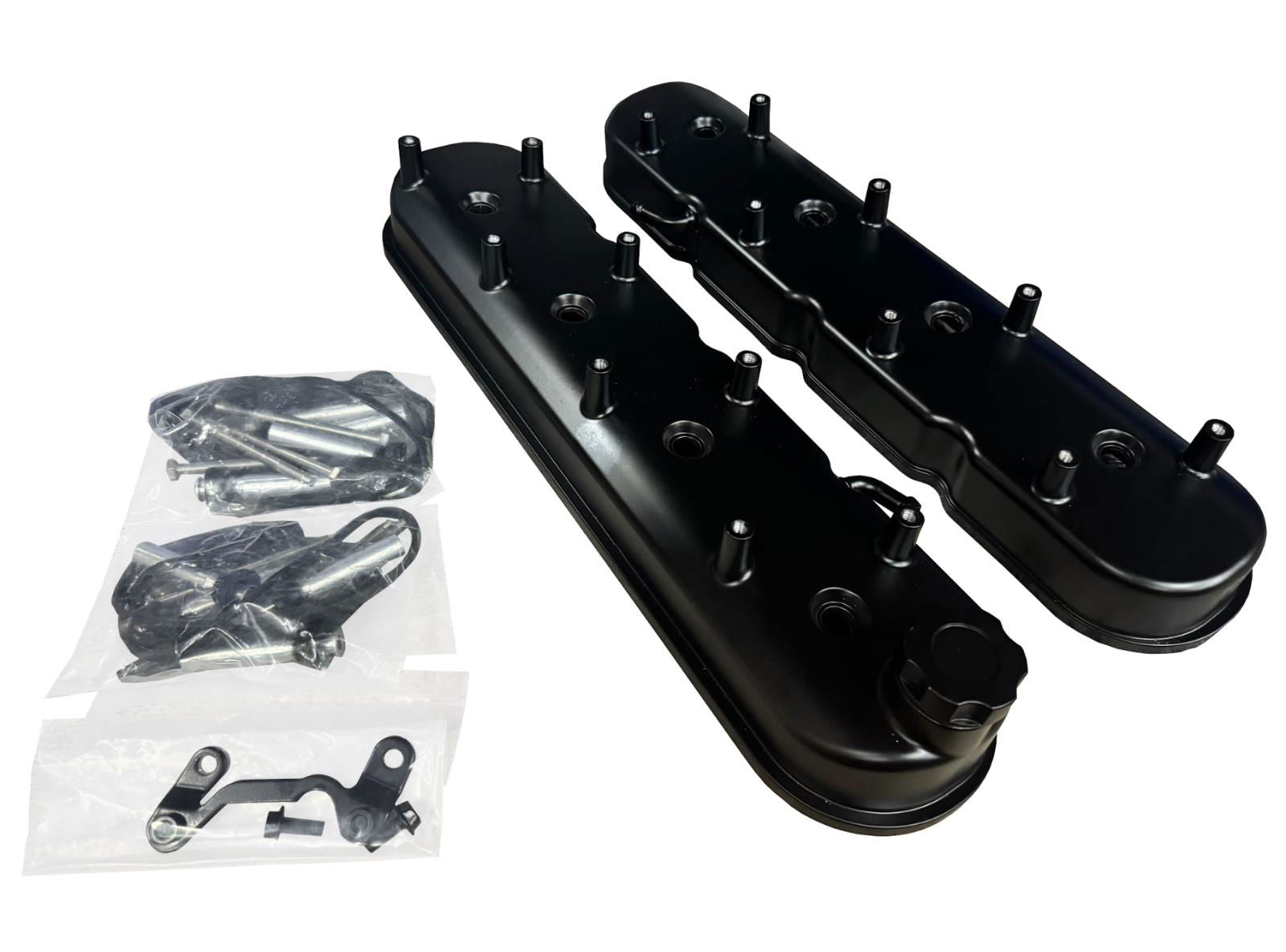 LS1 LS2 LS3 LS6 5.3 6.0 GM LS Cast Aluminum Tall Valve Cover Coil Mount Anodized - Parts Agent