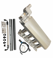 LS Low Profile Metal Fabricated Intake Manifold DBW LS1 LS2 LS6 102mm Cathedral - Parts Agent