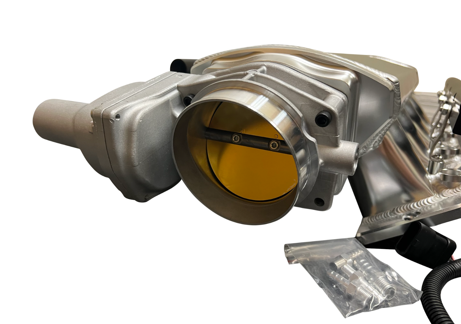 LS Low Profile Metal Fabricated Intake Manifold DBW LS1 LS2 LS6 92mm Cathedral - Parts Agent