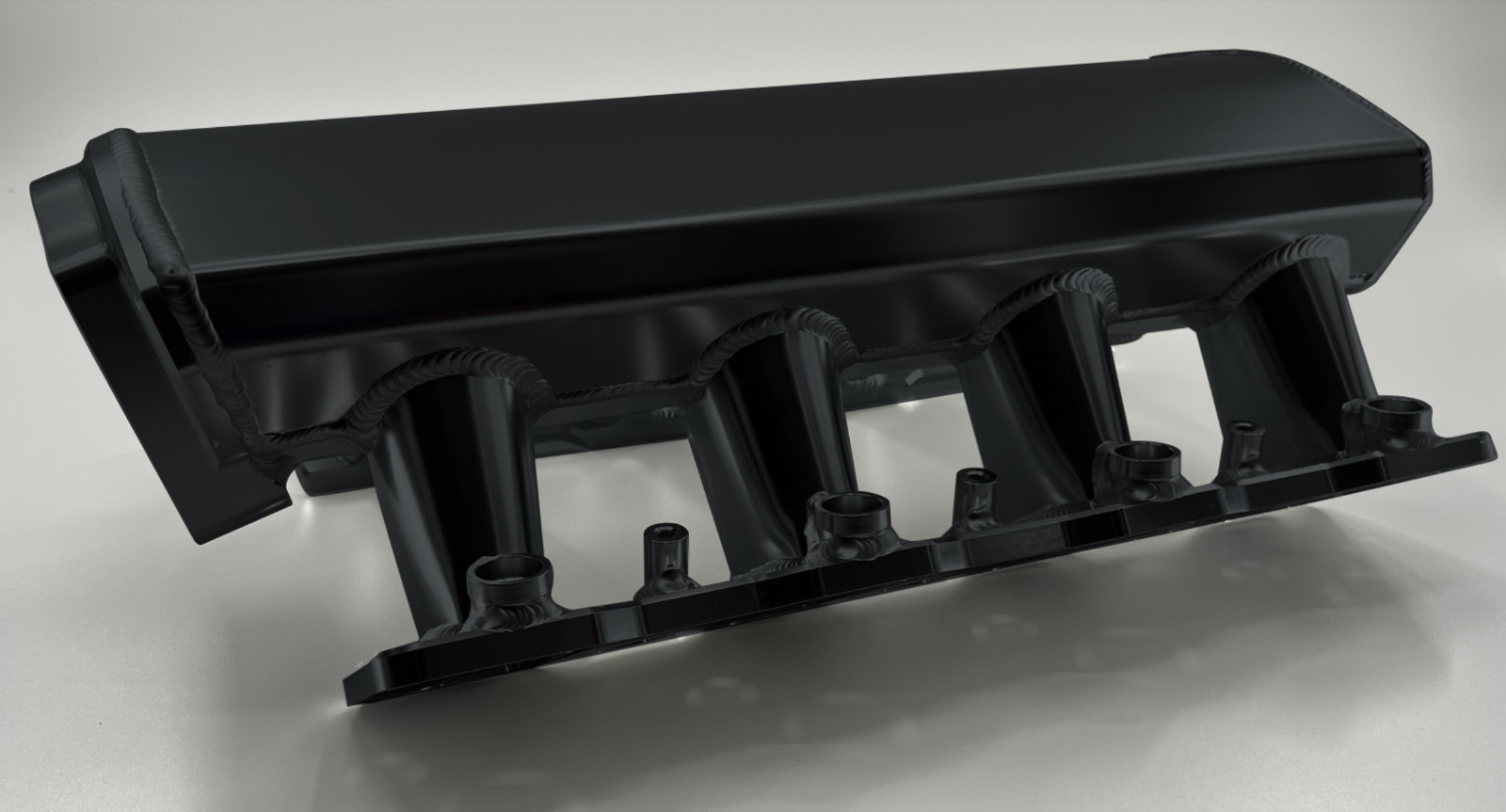 LS Low Profile Sheet Metal Fabricated Intake Manifold GM LS1 LS2 LS6 102mm USA - Parts Agent