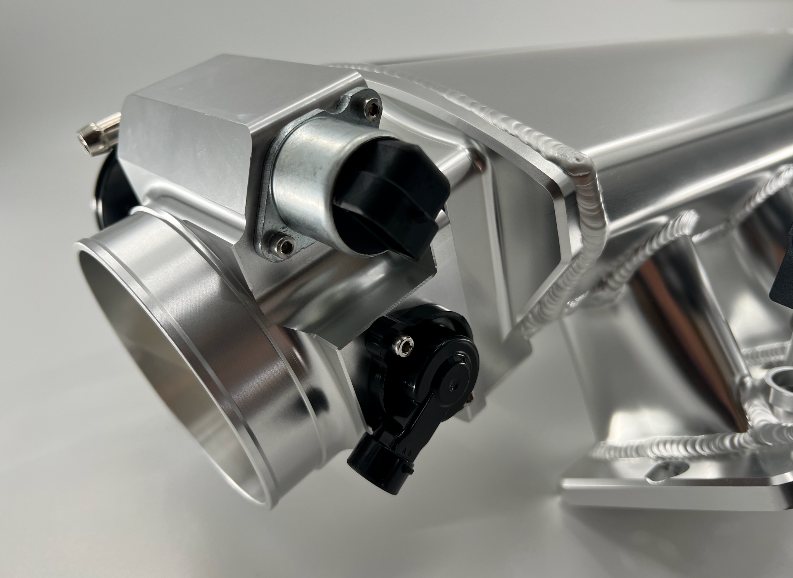LS Low Profile Sheet Metal Fabricated Intake Manifold GM LS1 LS2 LS6 102mm USA - Parts Agent